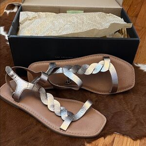 Frye Sydney Braid Sandals